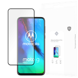 Full Cover Glass Screen Protector geschikt voor Motorola Moto G Pro - Zwart