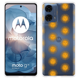 Hoesje geschikt voor Motorola Moto G04/G04s/G24/G24 Power Vintage Zonnetjes