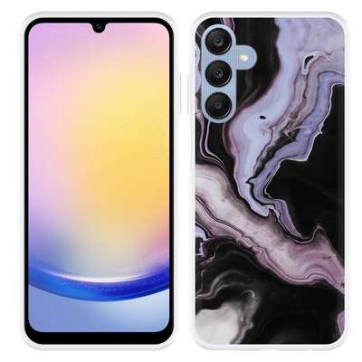 Cazy Hoesje geschikt voor Samsung Galaxy A25 Liquid Marble