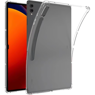 Cazy TPU Hoes geschikt voor Samsung Galaxy Tab S9+ / S9 FE+ - Transparant