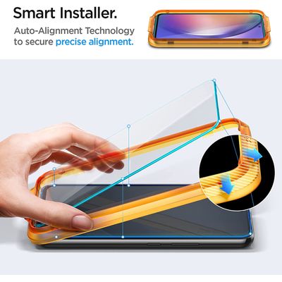 Samsung Galaxy A54 Screen Protector - Spigen AlignMaster Full Cover Glass - 2 Pack