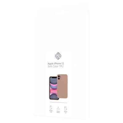 Cazy Soft Color TPU Hoesje geschikt voor iPhone 11 - Roze