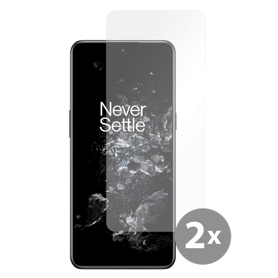 Cazy Tempered Glass Screen Protector geschikt voor OnePlus 10T - Transparant - 2 stuks