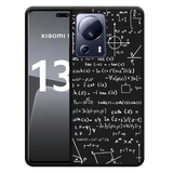 Hoesje Zwart geschikt voor Xiaomi 13 Lite Wiskunde Wit