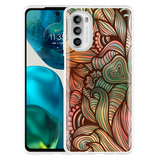 Hoesje geschikt voor Motorola Moto G52 - Abstract Colorful