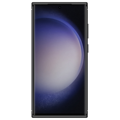 Cazy Rugged TPU Hoesje geschikt voor Samsung Galaxy S23 Ultra - Zwart