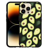 Hoesje Zwart geschikt voor iPhone 14 Pro Max - Avocado's