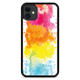 Hardcase hoesje geschikt voor iPhone 11 - Color Splatters