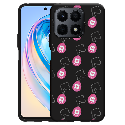 Cazy Hoesje Zwart geschikt voor Honor X8a Tamagotchi