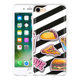 Hoesje geschikt voor iPhone 7 - Love Fast Food