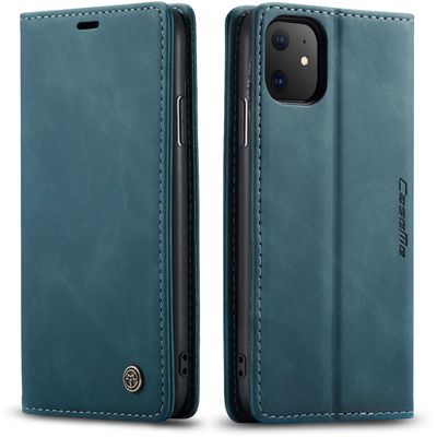 CASEME Apple iPhone 11 Retro Wallet Case - Blue
