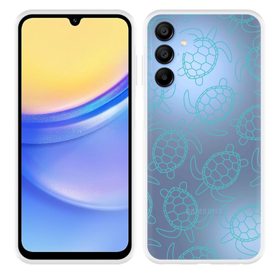 Cazy Hoesje geschikt voor Samsung Galaxy A15 / A15 5G Schildpadjes