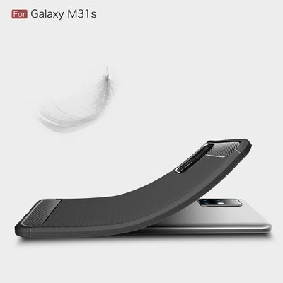 Cazy Rugged TPU Hoesje geschikt voor Samsung Galaxy M31s - Zwart