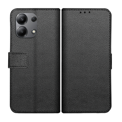 Just in Case Xiaomi Redmi Note 13 4G Classic Wallet Case - Black