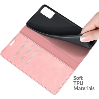 Cazy Wallet Magnetic Hoesje geschikt voor Samsung Galaxy A32 5G - Roze