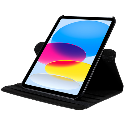 Cazy 360 Graden Roterende Hoes geschikt voor iPad 2022 (10th Gen) - Zwart