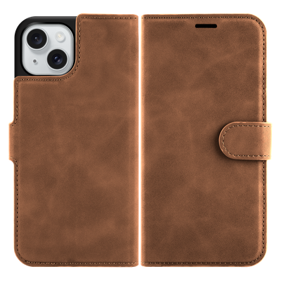 Cazy Premium Wallet Hoesje geschikt voor iPhone 14 Plus - Bruin