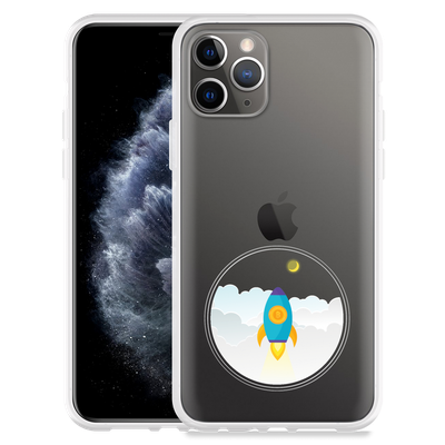 Cazy Hoesje geschikt voor iPhone 11 Pro - To the Moon