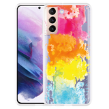 Hoesje geschikt voor Samsung Galaxy S21 - Color Splatters