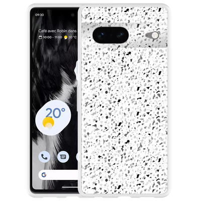 Cazy Hoesje geschikt voor Google Pixel 7 - Terrazzo Look