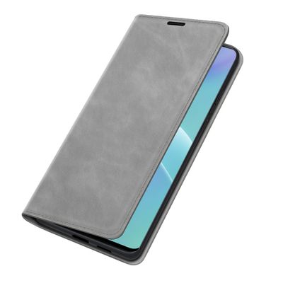 Cazy Wallet Magnetic Hoesje geschikt voor OnePlus Nord 2T - Grijs