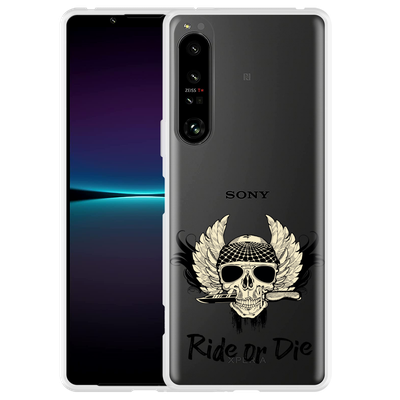 Cazy Hoesje geschikt voor Sony Xperia 1 IV - Ride or Die