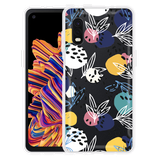 Hoesje geschikt voor Samsung Galaxy Xcover Pro - Abstract Flowers
