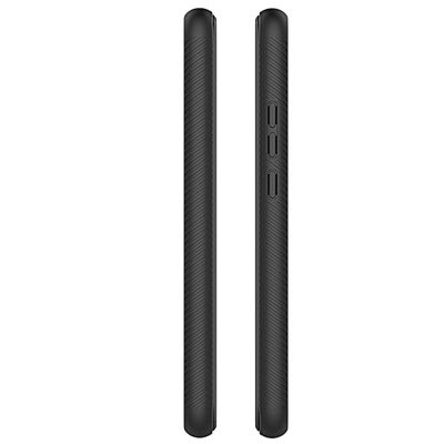 Cazy 360 Defense hoesje geschikt voor Xiaomi Redmi 10c - met ingebouwde screenprotector - Zwart