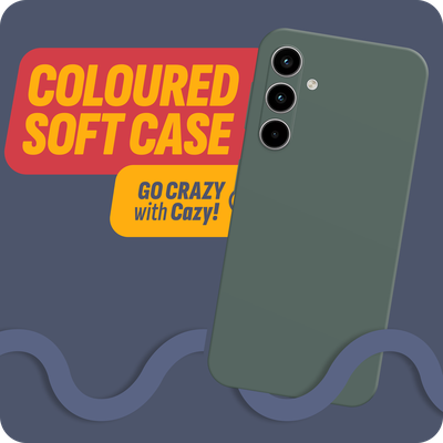 Cazy Soft Color TPU Hoesje geschikt voor Samsung Galaxy A35 - Groen