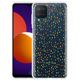 Hoesje geschikt voor Samsung Galaxy M12 - Happy Dots