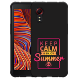 Hoesje Zwart geschikt voor Samsung Galaxy Xcover 5 - Summer Time
