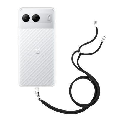 Just in Case Oneplus Nord 4 - Soft TPU Case with Necklace Strap - Clear