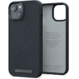 Njord Collections Comfort+ Hoesje geschikt voor iPhone 14 - Gerecycled Materiaal - 2M valbesecherming - Zwart