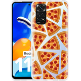 Hoesje geschikt voor Xiaomi Redmi Note 11/11S - Pizza Party