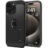 Spigen Hoesje geschikt voor iPhone 16 Pro Max - Tough Armor MagFit - Zwart