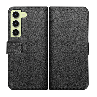 Cazy Wallet Classic Hoesje geschikt voor Samsung Galaxy S23 - Zwart