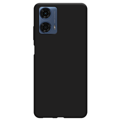 Cazy TPU Hoesje met Koord geschikt voor Motorola Moto G04/G04s/G24/G24 Power - Zwart