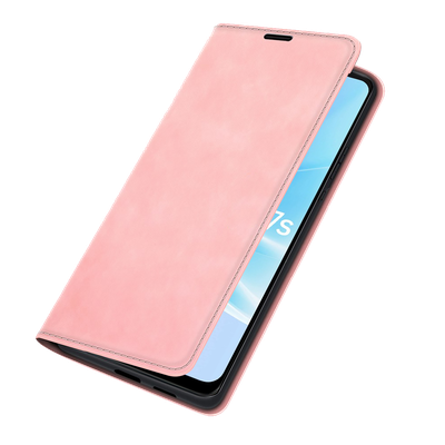 Cazy Wallet Magnetic Hoesje geschikt voor Oppo A57s - Roze