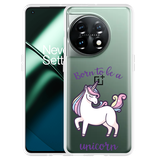 Hoesje geschikt voor OnePlus 11 Born to be a Unicorn