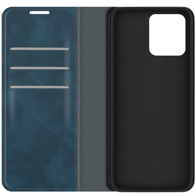 Cazy Wallet Magnetic Hoesje geschikt voor Motorola Edge 30 Fusion - Blauw