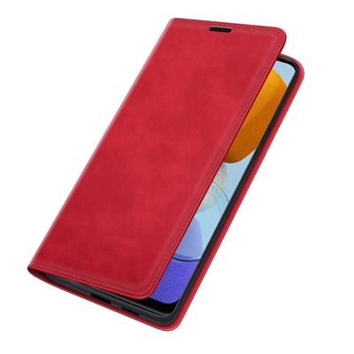 Cazy Wallet Magnetic Hoesje geschikt voor Samsung Galaxy M23 - Rood