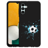 Hoesje Zwart geschikt voor Samsung Galaxy A13 5G - Soccer Ball