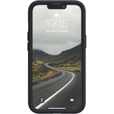 Njord Collections Zalm Leder Hoesje geschikt voor iPhone 13 Pro Max - Grijs