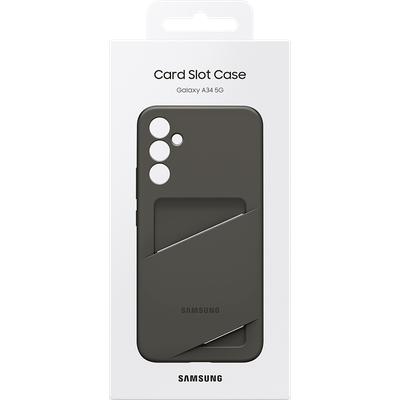 Samsung Galaxy A34 Hoesje - Samsung Card Slot Case - Zwart