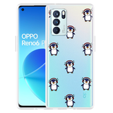Hoesje geschikt voor Oppo Reno6 Pro 5G - Penguin Chillin