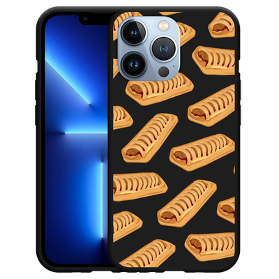 Cazy Hoesje Zwart geschikt voor iPhone 13 Pro - Frikandelbroodjes
