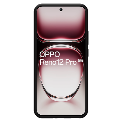 Cazy Soft TPU Hoesje geschikt voor Oppo Reno12 Pro - Zwart