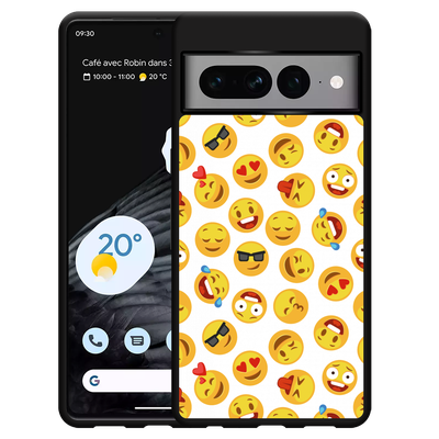 Cazy Hardcase hoesje geschikt voor Google Pixel 7 Pro - Emoji