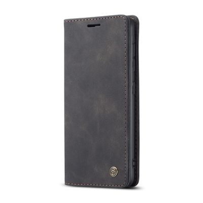 CASEME Samsung Galaxy S21 Ultra Retro Wallet Case - Zwart