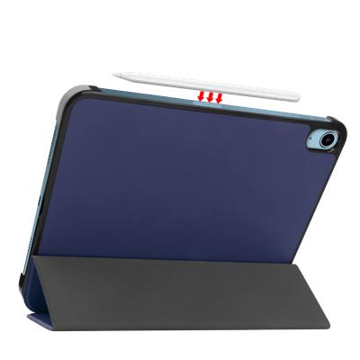 Cazy TriFold Hoes met Auto Slaap/Wake geschikt voor iPad 2022 (10th Gen) - Blauw